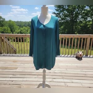 *4 FOR $10* Vintage Victorias Secret Silk Sleep Shirt Small